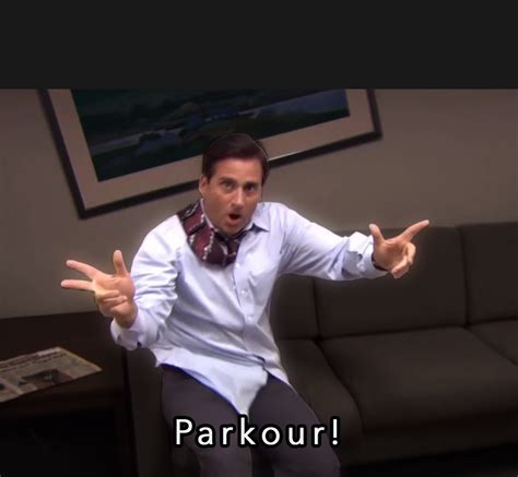 the office parkour|the office parkour meme.